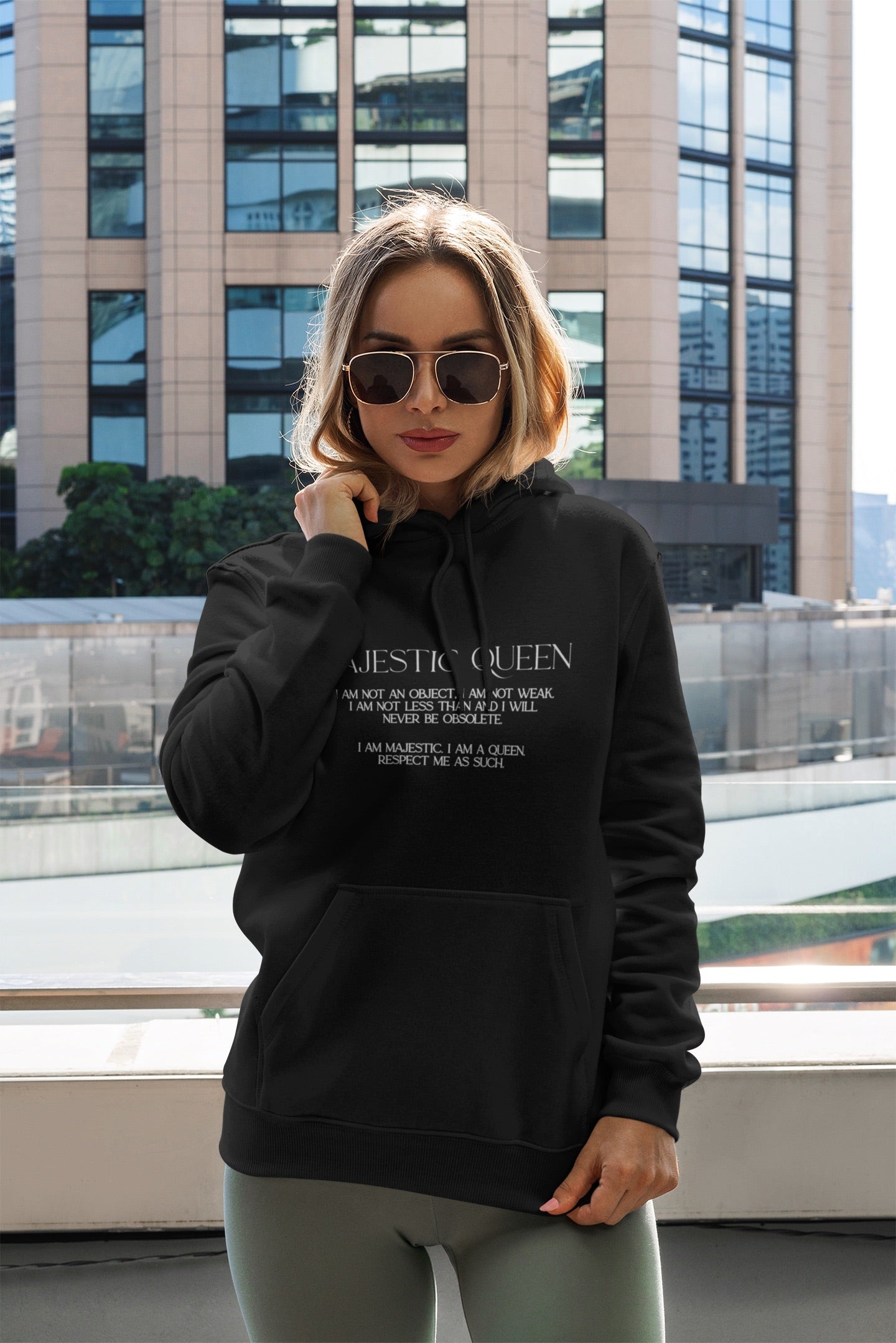 Majestic Queen Black Pullover Hoodie
