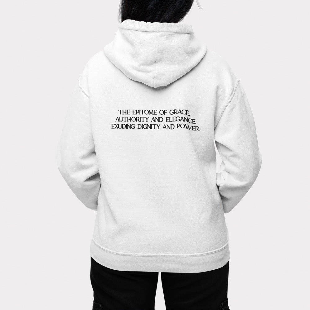 Majestic Queen White Pullover Hoodie