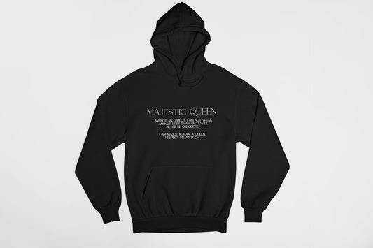 Majestic Queen Black Pullover Hoodie