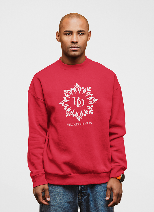 Black Dominion Red Crew Neck